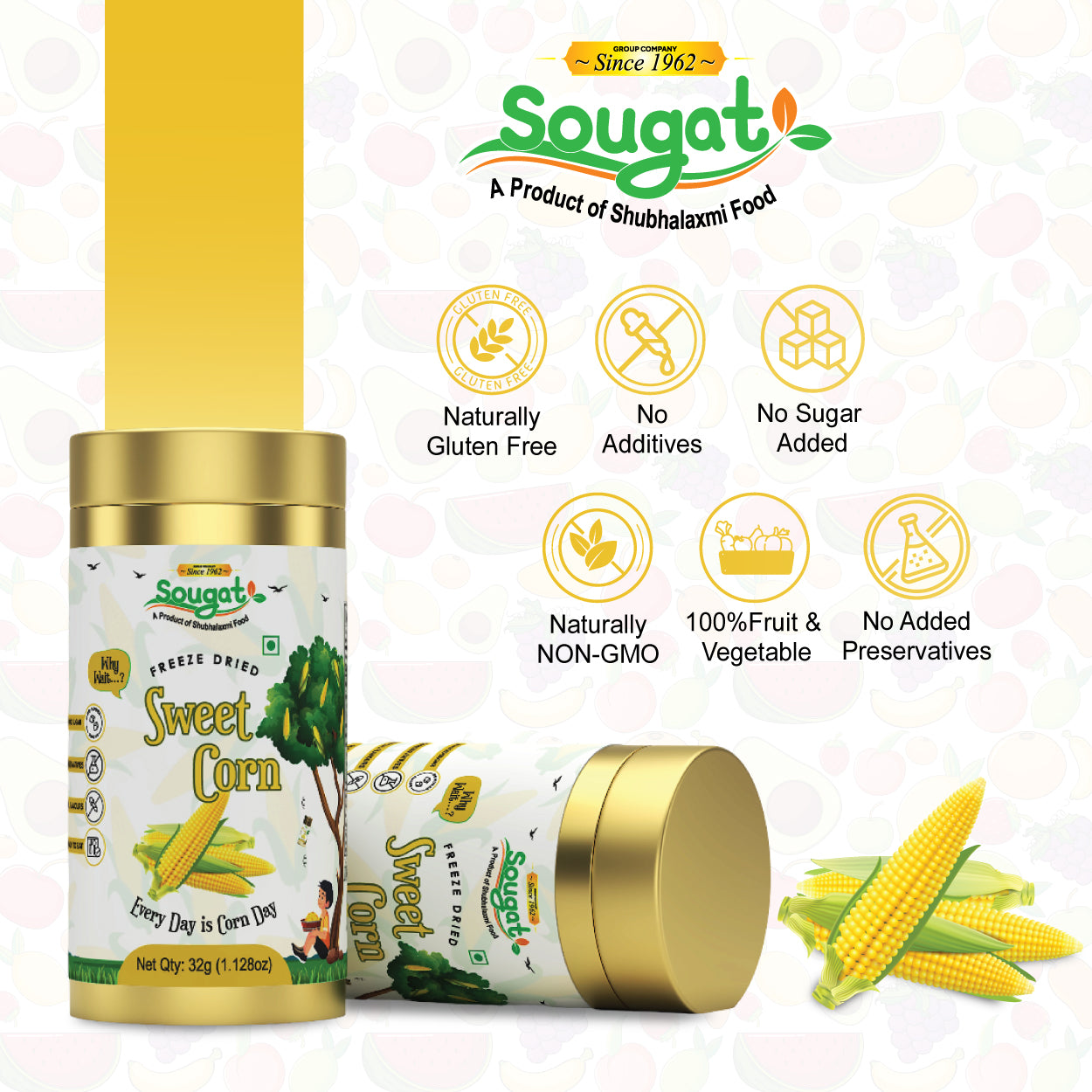 Freeze Dried Sweet  Corn
