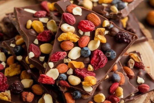 Chocolate Bar withFreeze-Dried Fruits