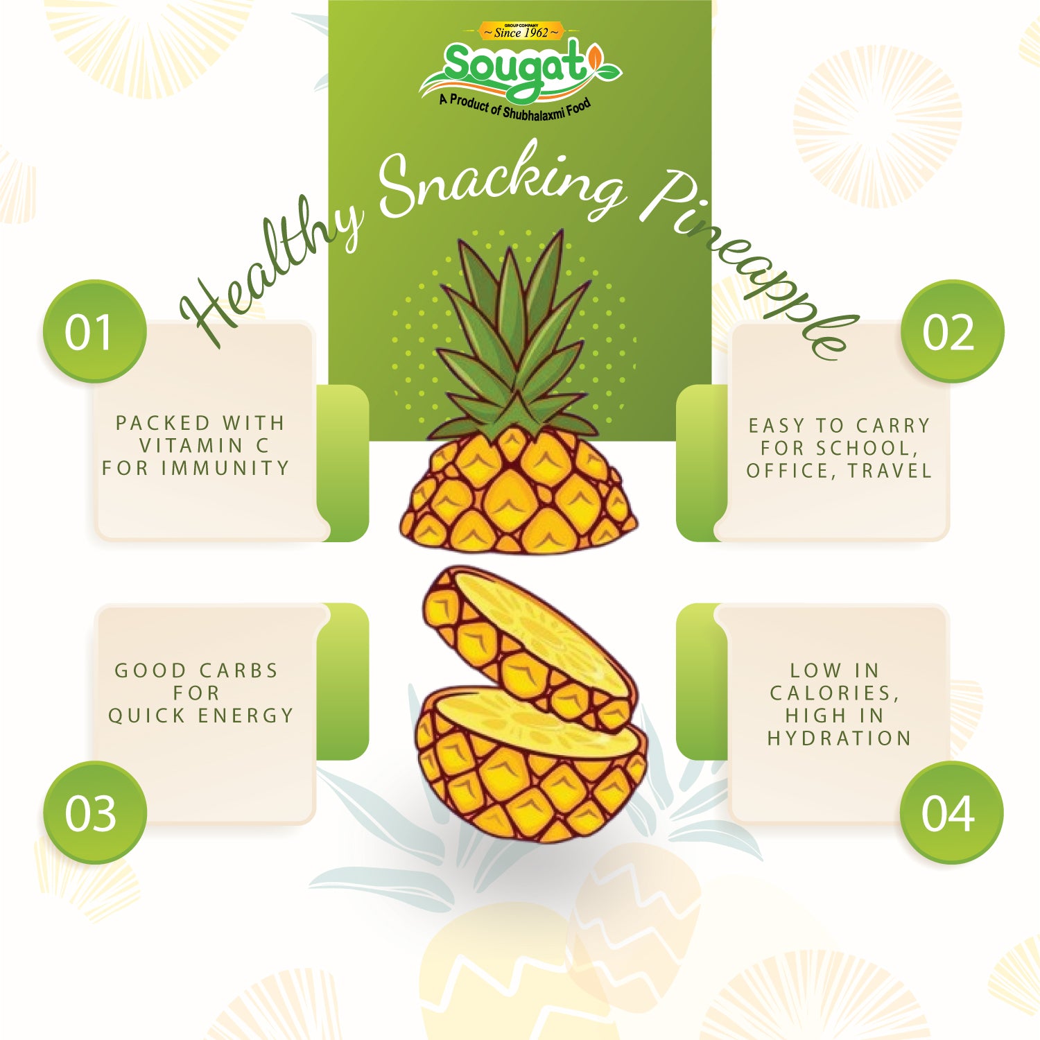 Freeze Dried Pineapple