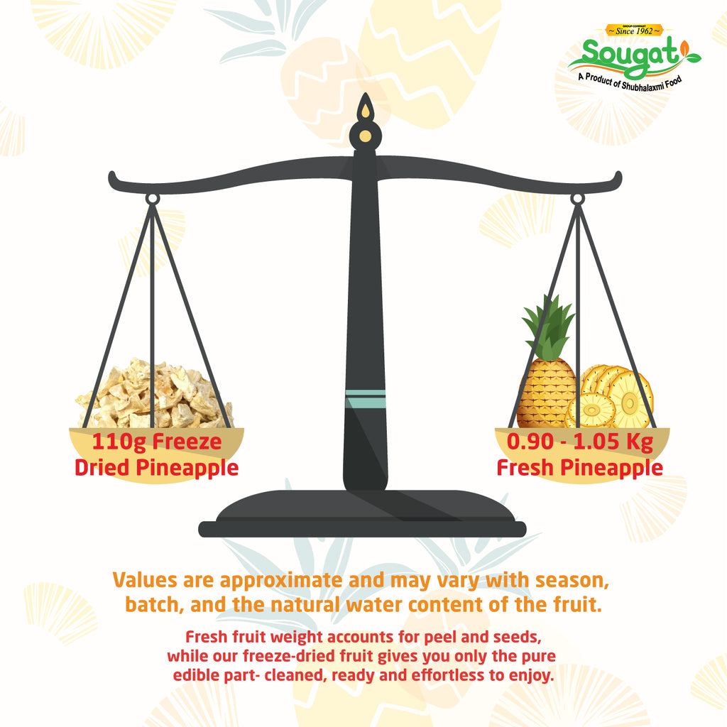 Freeze Dried Pineapple